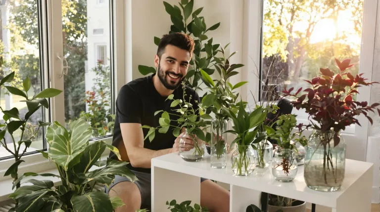 Je ne replante même plus mes boutures : cette astuce étonnante à moins de 15 € crée un jardin d&rsquo;intérieur tendance et sans terreau