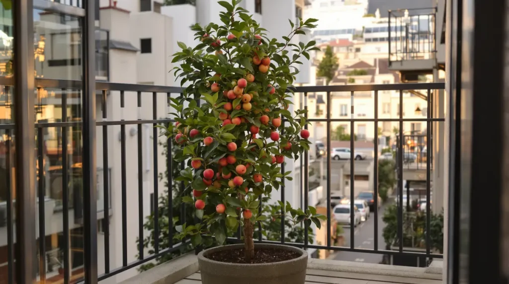 Oubliez le manque de place : cet arbre fruitier au port fascinant se contente d'un simple pot pour produire des récoltes record
