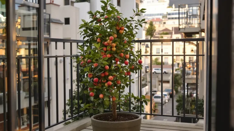 Oubliez le manque de place : cet arbre fruitier au port fascinant se contente d&rsquo;un simple pot pour produire des récoltes record